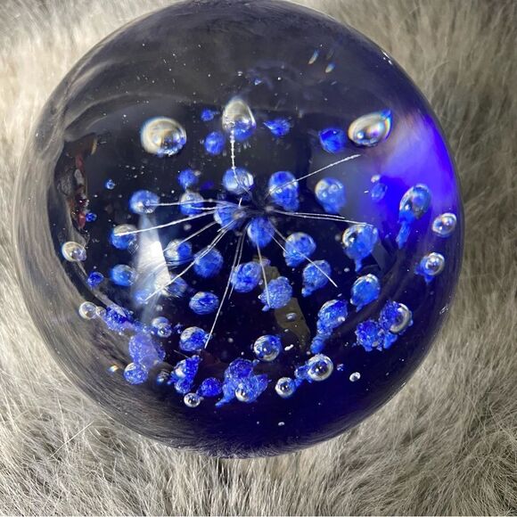 Vintage Glass Paperweight - Picture 2 of 4